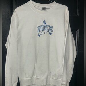 Nike White Men's Sweater